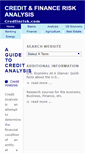 Mobile Screenshot of credfinrisk.com